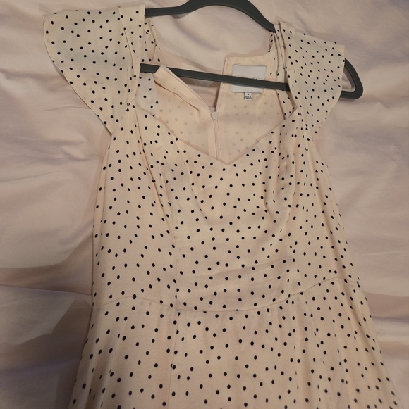 Reformation Novia Dress In Salt And Pepper - Picture 4 of 7